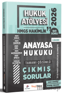 2026 Hukuk Atölyesi HMGS Hakimlik Anayasa Hukuku Çıkmış Sorular Çözümlü