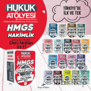 2026 Hukuk Atölyesi HMGS Hakimlik Çıkmış Soru Örnekli Ders Notları Seti