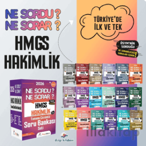 2026 Hukuk Atölyesi HMGS Hakimlik Ne Sordu Ne Sorar Tamamı Çözümlü Soru Bankası Seti