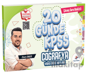 2026 KPSS 20 Günde Coğrafya Video Ders Notları