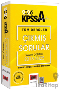 2026 KPSS-A Grubu Tüm Dersler 2016-2025 Tamamı Çözümlü Çıkmış Sorular