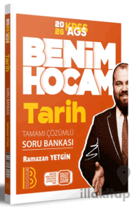 2026 KPSS AGS Tarih Tamamı Çözümlü Soru Bankası Benim Hocam Yayınları