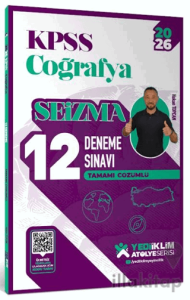 2026 KPSS Atölye Serisi Coğrafya Seizma Tamamı Çözümlü 12 Deneme Sınavı