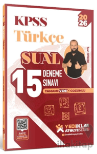 2026 KPSS Atölye Serisi Türkçe Sual Tamamı Video Çözümlü 15 Deneme Sınavı