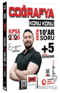 2026 KPSS Coğrafya Konu Konu Kritik 10ar Soru +5 Kritik Deneme Sınavı