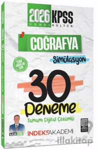 2026 KPSS Coğrafya Simülasyon 30 Deneme Çözümlü