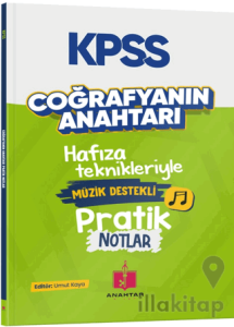 2026 KPSS Coğrafyanın Anahtarı Müzik Destekli Pratik Notlar