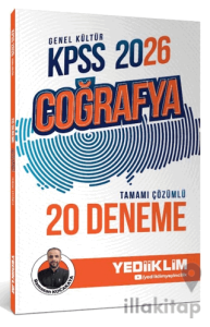 2026 KPSS Genel Kültür Coğrafya Tamamı Çözümlü 20 Deneme