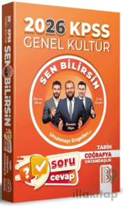 2026 KPSS Genel Kültür Sen Bilirsin Tarih-Coğrafya-Vatandaşlık Soru Cevap Kitabı