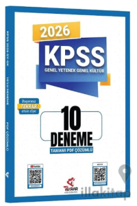 2026 KPSS Genel Yetenek Genel Kültür 10 Deneme Çözümlü