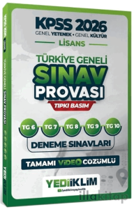 2026 KPSS Genel Yetenek Genel Kültür Lisans Türkiye Geneli Sınav Provası 5 Deneme Çözümlü (6-7-8-9-10)