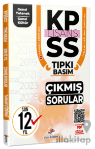 2026 KPSS Genel Yetenek Genel Kültür Son 12 Yıl PDF Çözümlü Tıpkı Basım Çıkmış Sorular