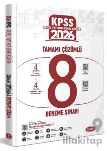 2026 KPSS Genel Yetenek Genel Kültür Tamamı Çözümlü 8 Deneme Sınavı