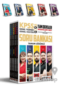 2026 KPSS Genel Yetenek Genel Kültür Tüm Dersler Tamamı Çözümlü Modüler Soru Bankası Seti (5 Kitap)