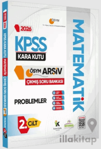 2026 KPSS Matematik Kara Kutu 2. Cilt Problemler ÖSYM Çıkmış Soru Bankası Dijital Çözümlü
