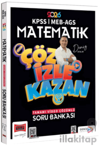 2026 KPSS MEB-AGS Matematik Çöz İzle Kazan Tamamı Video Çözümlü Soru Bankası