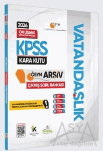 2026 KPSS Ön Lisans - Ortaöğretim Vatandaşlık Kara Kutu ÖSYM Çıkmış Çözümlü Soru Bankası Konu Özetli