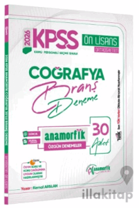 2026 KPSS Önlisans/Ortaöğretim Anamorfik Serisi Coğrafya 30lu Branş Denemesi Dijital Çözümlü