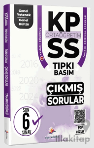 2026 KPSS Ortaöğretim Genel Yetenek Genel Kültür Fasiküller Halinde Son 6 Yıl PDF Çözümlü Tıpkı Basım Çıkmış Sorular