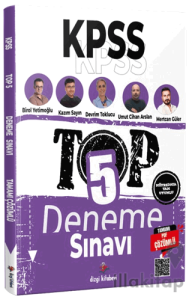 2026 KPSS TOP 5 Tamamı PDF Çözümlü Fasiküller Halinde 5 Deneme Sınavı
