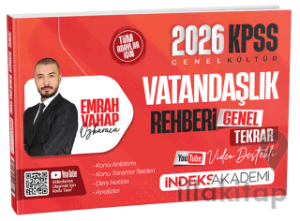 2026 KPSS Vatandaşlık Rehberi Video Destekli Genel Tekrar