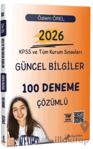 2026 KPSS ve Tüm Kurum Sınavları Güncel Bilgiler Tamamı PDF Çözümlü 100 Deneme Sınavı