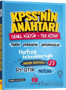 2026 KPSS'nin Anahtarı Hafıza Teknikleriyle Müzik Destekli Pratik Notlar - Genel Kültür Tek Kitap