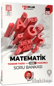 2026 MEB-AGS Ahenk Serisi Matematik Tamamı Yazılı ve Video Çözümlü Soru Bankası