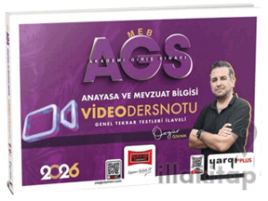 2026 MEB-AGS Anayasa ve Mevzuat Bilgisi Video Ders Notları