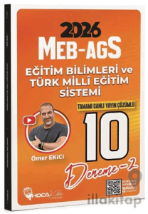 2026 MEB-AGS Eğitim Bilimleri ve Türk Milli Eğitim Sistemi 10 Deneme Çözümlü