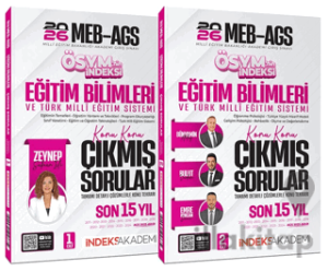2026 MEB-AGS Eğitim Bilimleri ve Türk Milli Eğitim Sistemi ÖSYM'nin İndeksi Çıkmış Sorular Son 15 Yıl Çözümlü Set
