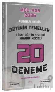 2026 MEB-AGS Eğitimin Temelleri, Türk Eğitim Sistemi Maarif Modeli 20 Deneme Çözümlü Pusula Serisi