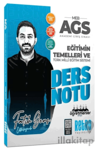 2026 MEB-AGS Eğitimin Temelleri ve Türk Milli Eğitim Sistemi Ders Notu