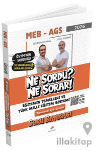 2026 MEB AGS Eğitimin Temelleri ve Türk Milli Eğitim Sistemi Ne Sordu Ne Sorar Tamamı Video Çözümlü Soru Bankası
