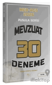 2026 MEB-AGS Mevzuat 30 Deneme Çözümlü Pusula Serisi