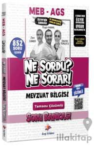 2026 MEB AGS Mevzuat Bilgisi Ne Sordu Ne Sorar Tamamı Video Çözümlü Soru Bankası