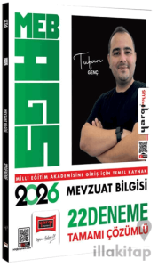 2026 MEB-AGS Mevzuat Bilgisi Tamamı Çözümlü 22 Deneme
