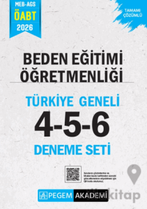 2026 MEB AGS ÖABT Beden Eğitimi Öğretmenliği Tamamı Çözümlü Türkiye Geneli 4-5-6 (3'lü Deneme Seti)