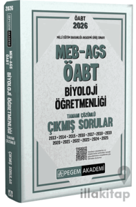 2026 MEB AGS ÖABT Biyoloji Öğretmenliği Tamamı Çözümlü Çıkmış Sorular
