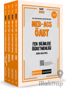 2026 MEB AGS ÖABT Fen Bilimleri Öğretmenliği Konu Anlatımlı Modüler Set (4 Kitap)