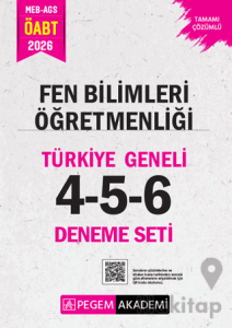 2026 MEB AGS ÖABT Fen Bilimleri Öğretmenliği Tamamı Çözümlü Türkiye Geneli 4-5-6 (3'lü Deneme Seti)