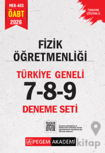 2026 MEB AGS ÖABT Fizik Öğretmenliği Tamamı Çözümlü Türkiye Geneli 7-8-9 (3'lü Deneme Seti)