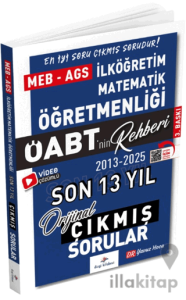 2026 MEB AGS ÖABT İlköğretim Matematik ÖABT'nin Rehberi Konularına Göre Tasnif Edilmiş Son 13 Yıl Orijinal Video Çözümlü Çıkmış Sınav Soruları