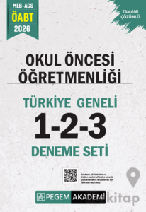 2026 MEB AGS ÖABT Okul Öncesi Öğretmenliği Tamamı Çözümlü Türkiye Geneli 1-2-3 (3'lü Deneme Seti)