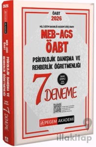 2026 MEB AGS ÖABT Psikolojik Danışma Ve Rehberlik Öğretmenliği Tamamı Çözümlü 7 Deneme
