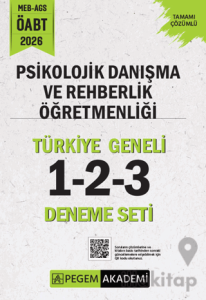 2026 MEB AGS ÖABT Psikolojik Danışma ve Rehberlik Öğretmenliği Tamamı Çözümlü Türkiye Geneli 1-2-3 (3'lü Deneme Seti)