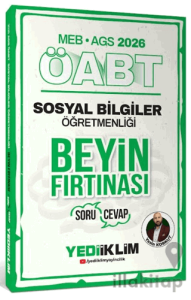 2026 MEB AGS ÖABT Sosyal Bilgiler Öğretmenliği Beyin Fırtınası Soru Cevap
