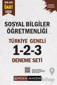 2026 MEB AGS ÖABT Sosyal Bilgiler Öğretmenliği Tamamı Çözümlü Türkiye Geneli 1-2-3 (3'lü Deneme Seti