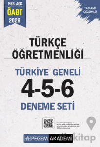 2026 MEB AGS ÖABT Türkçe Öğretmenliği Tamamı Çözümlü Türkiye Geneli 4-5-6 (3'lü Deneme Seti)