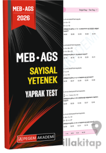 2026 MEB AGS Sayısal Yetenek Yaprak Test